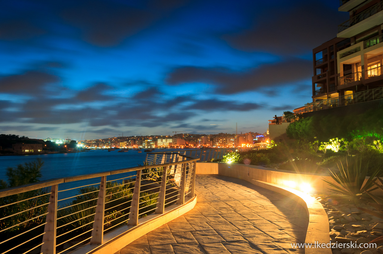 sliema blue hour