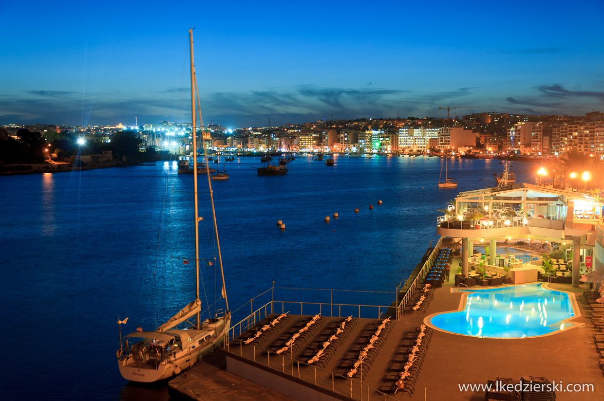 sliema blue hour