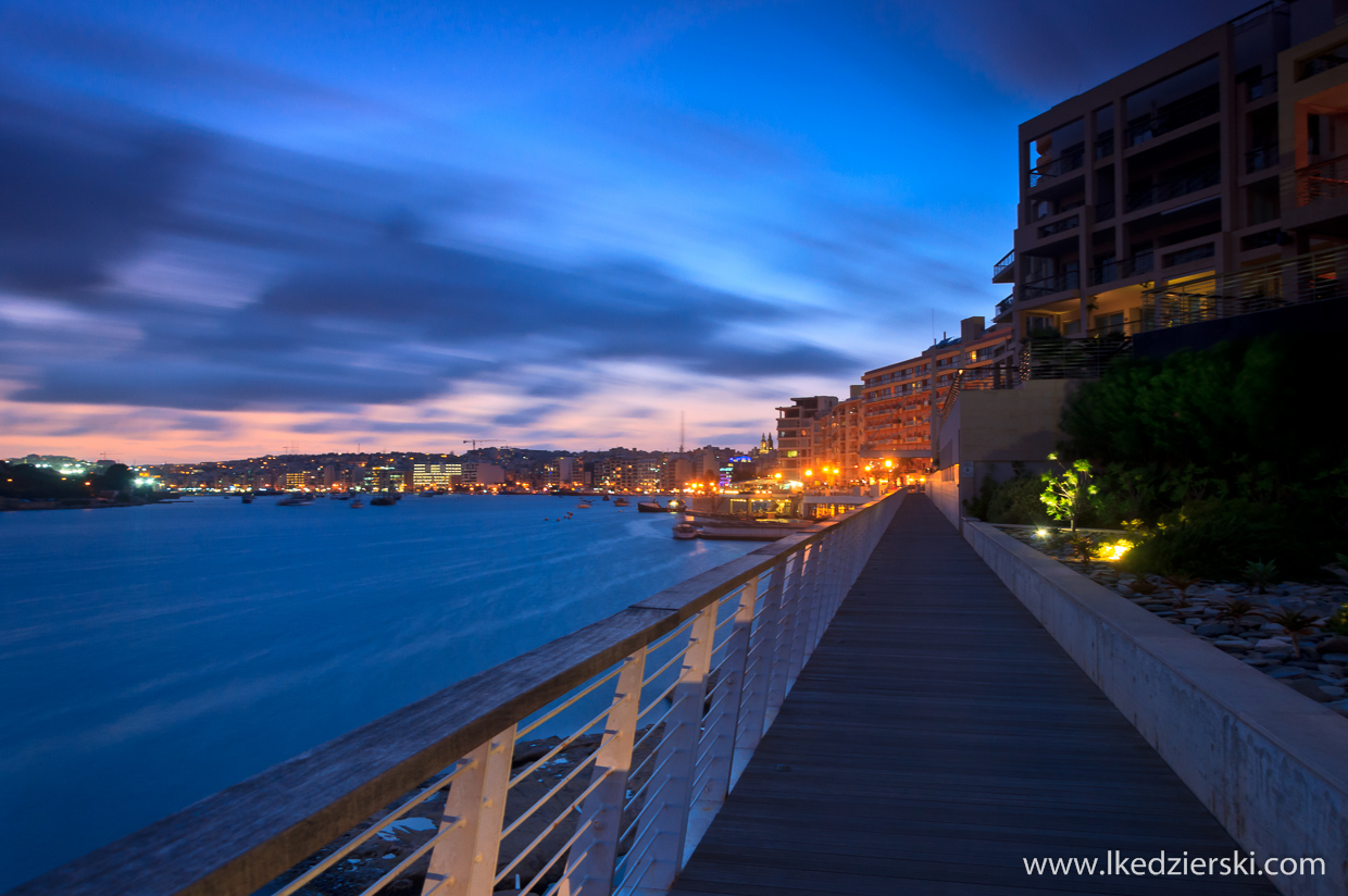 sliema blue hour