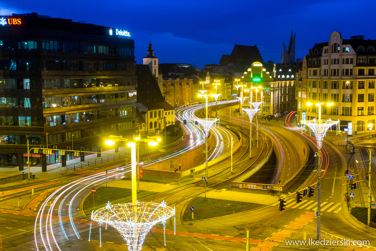 wrocław nocą