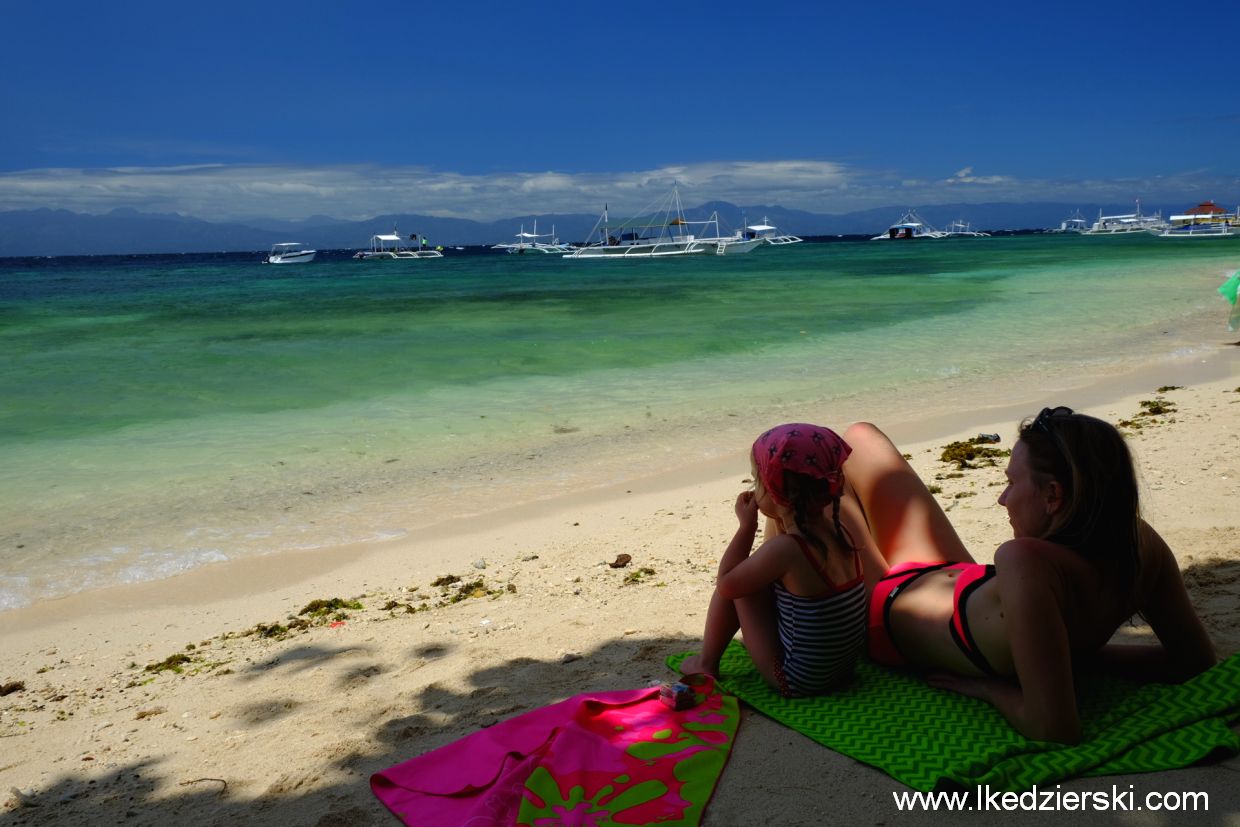 panagsama beach plażowanie na filipinach