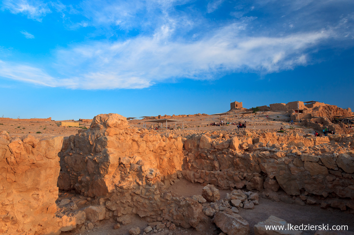 izrael masada twierdza