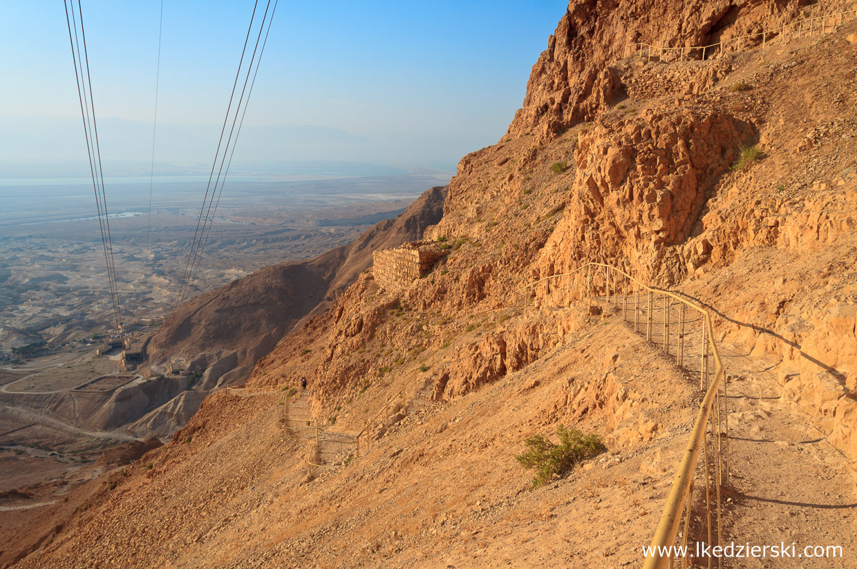 izrael masada twierdza