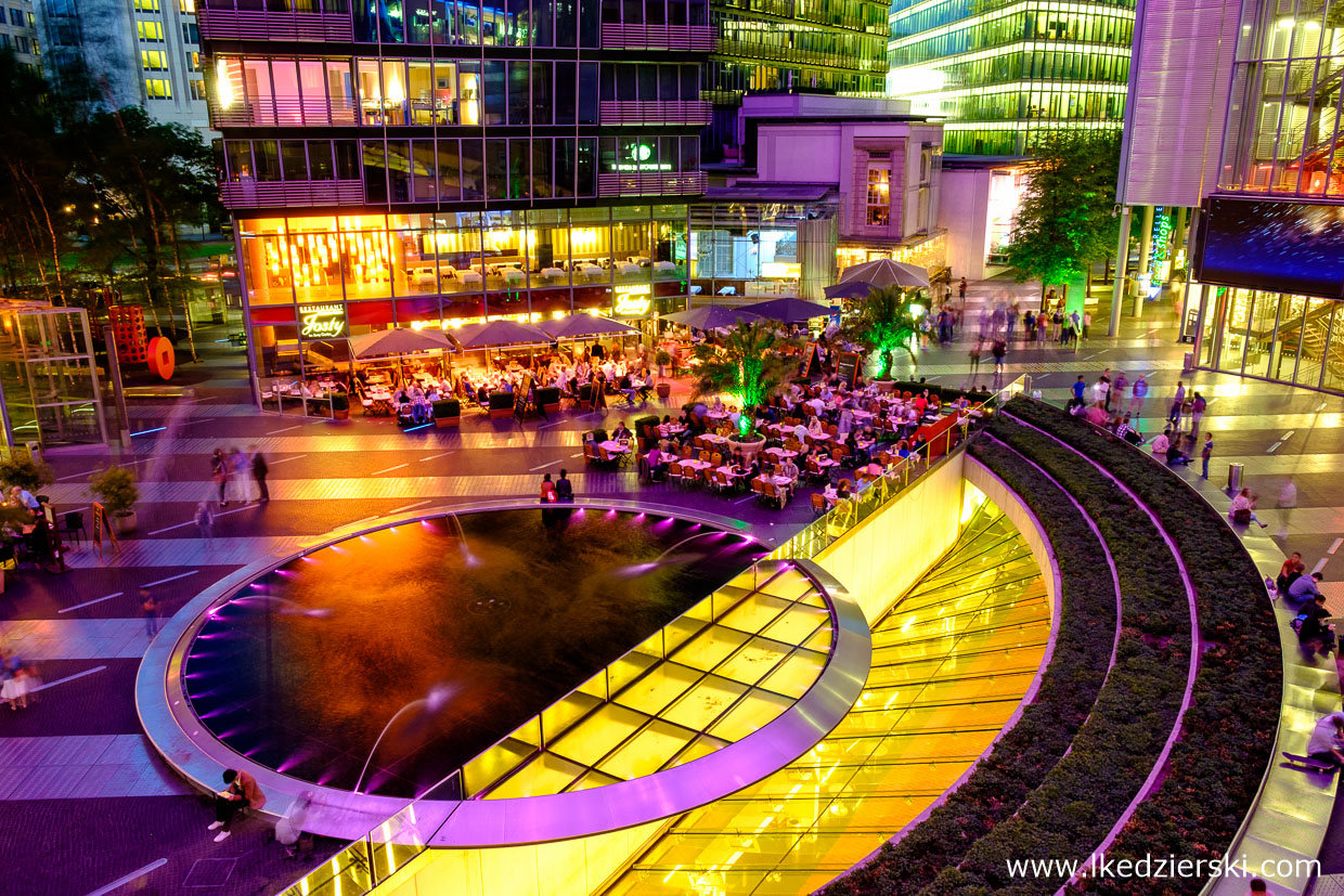 berlin sony center blue hour berlin na nocnych zdjęciach