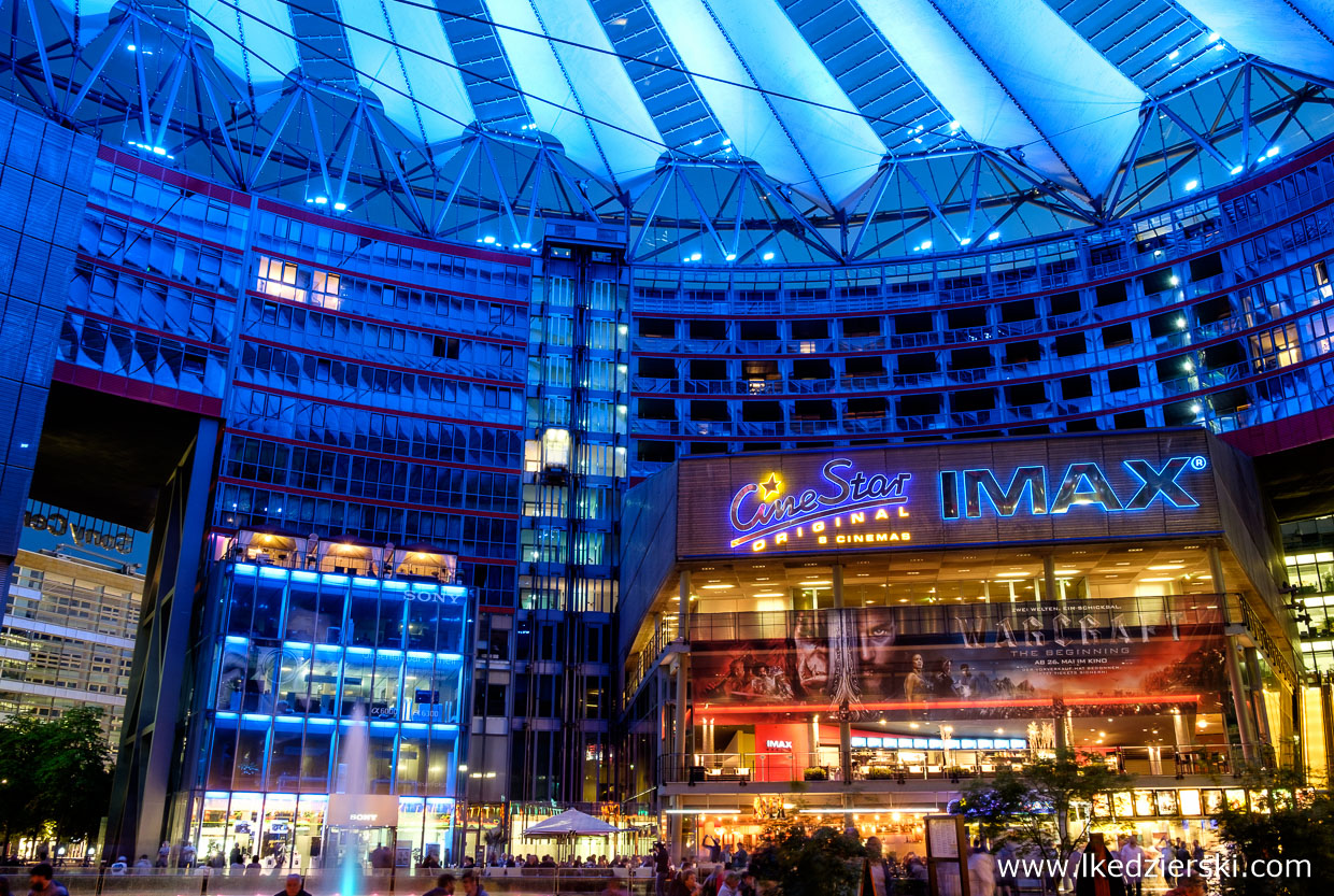 berlin sony center blue hour berlin na nocnych zdjęciach