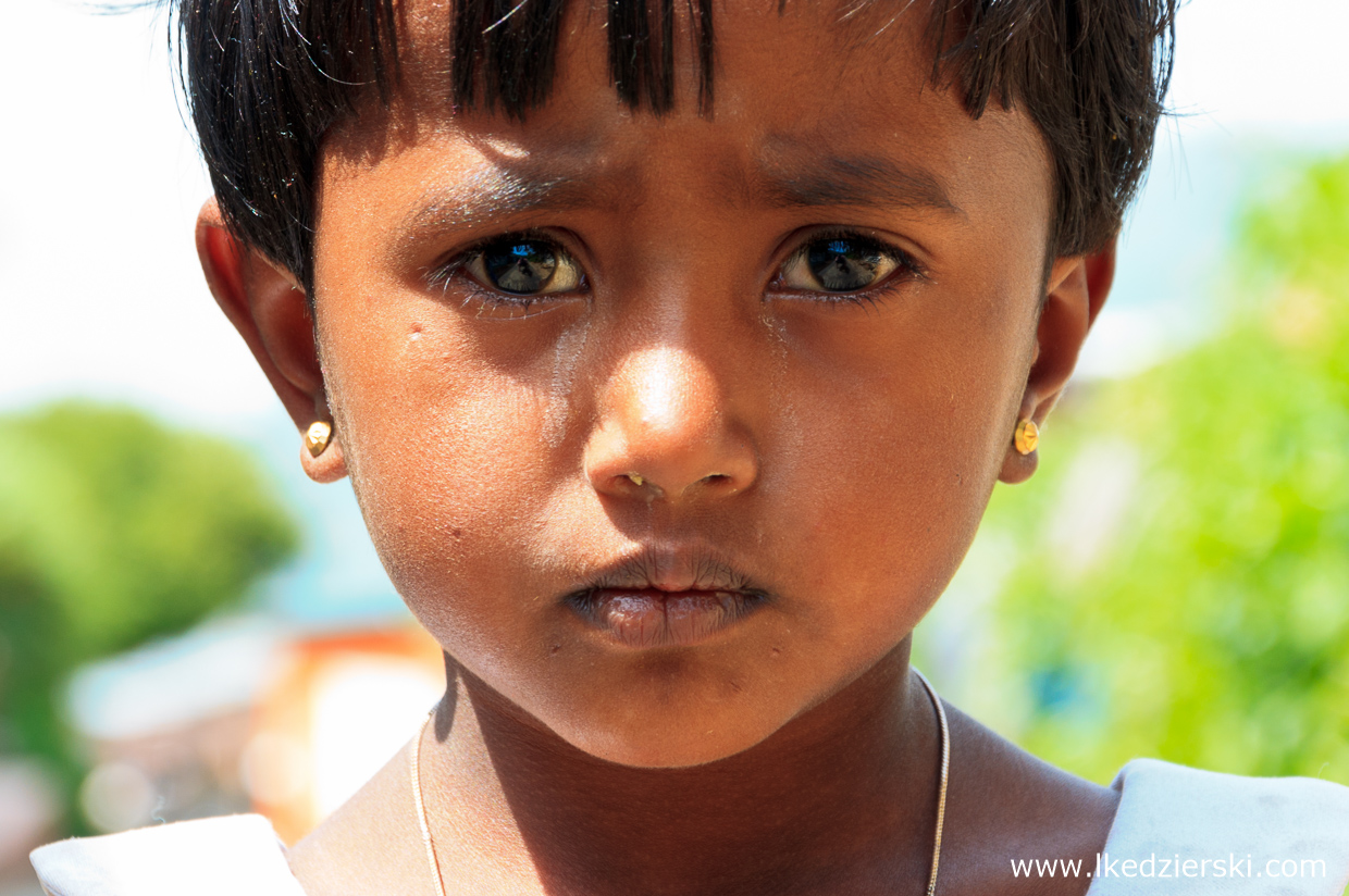 dzieci świata portret dziecko sri lanka