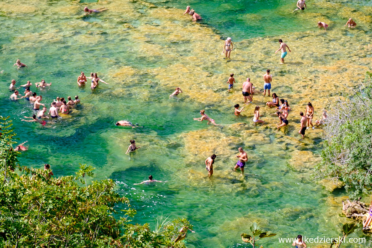 chorwacja wodospady krka skradinski buk park narodowy krka