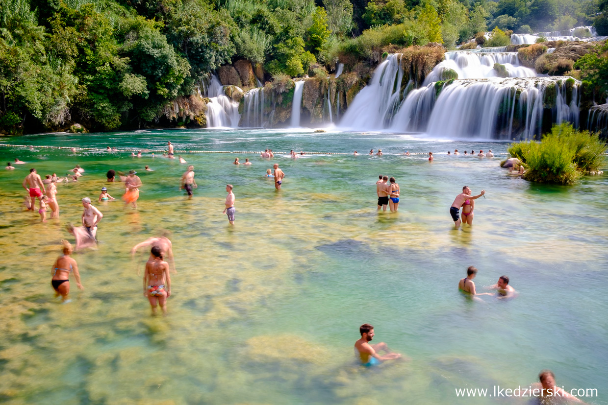 chorwacja wodospady krka skradinski buk park narodowy krka