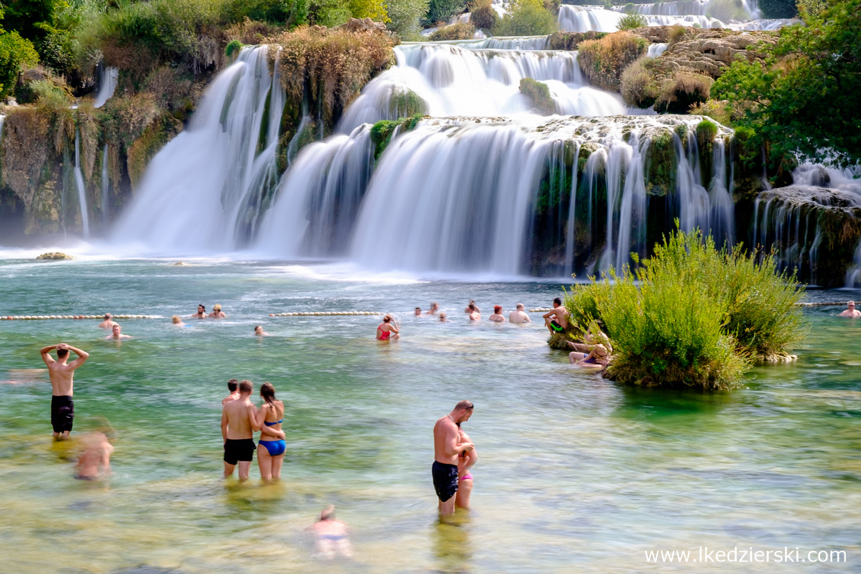 chorwacja wodospady krka skradinski buk park narodowy krka