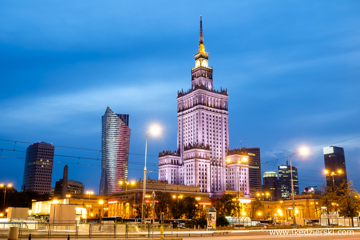 Warszawa. Pałac Kultury i Nauki.