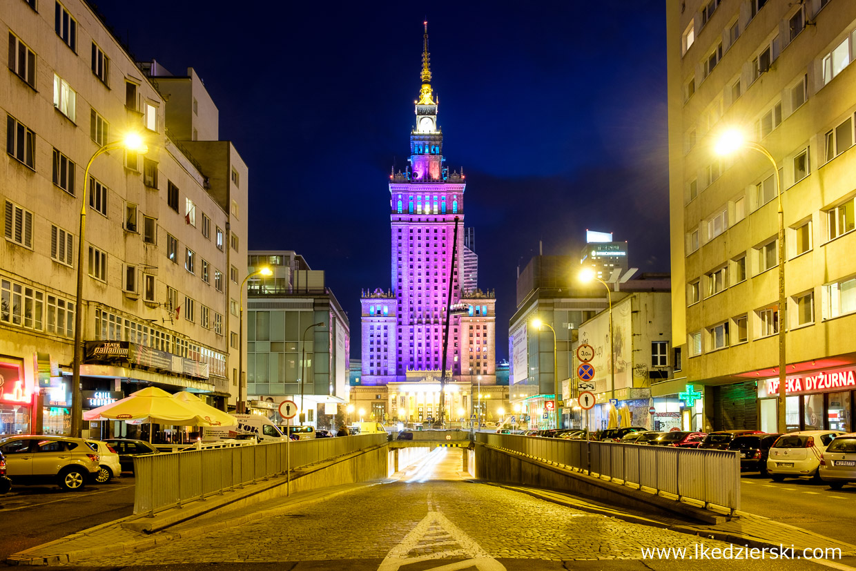 Warszawa. Pałac Kultury i Nauki.