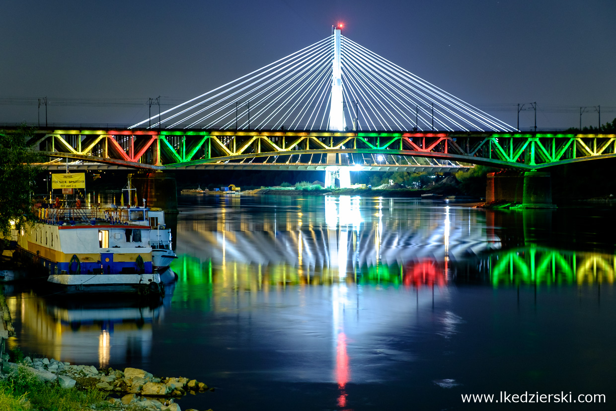 Warszawa. Most Świętokrzyski i Most Średnicowy.