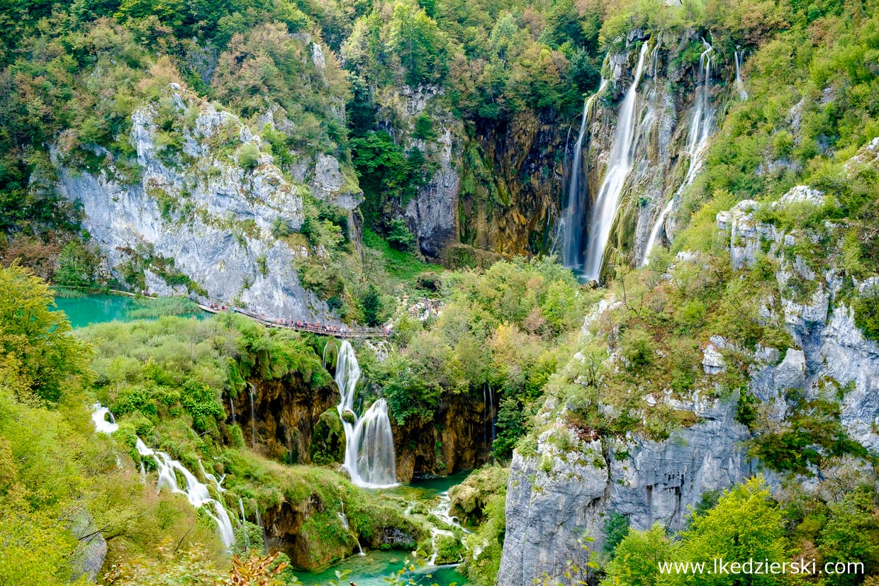 chorwacja jeziora plitwickie Plitvička jezera