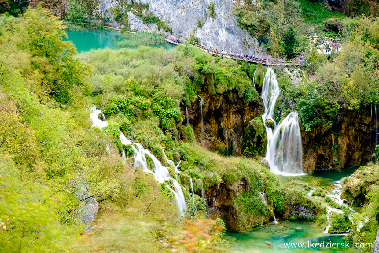 chorwacja jeziora plitwickie Plitvička jezera