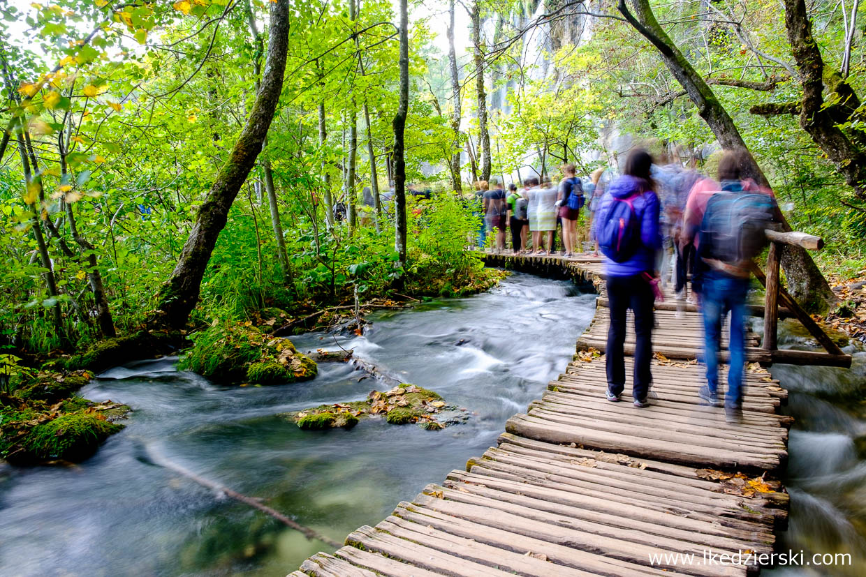 chorwacja jeziora plitwickie Plitvička jezera