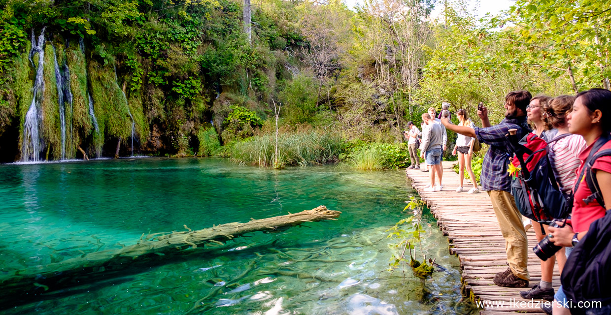 chorwacja jeziora plitwickie Plitvička jezera