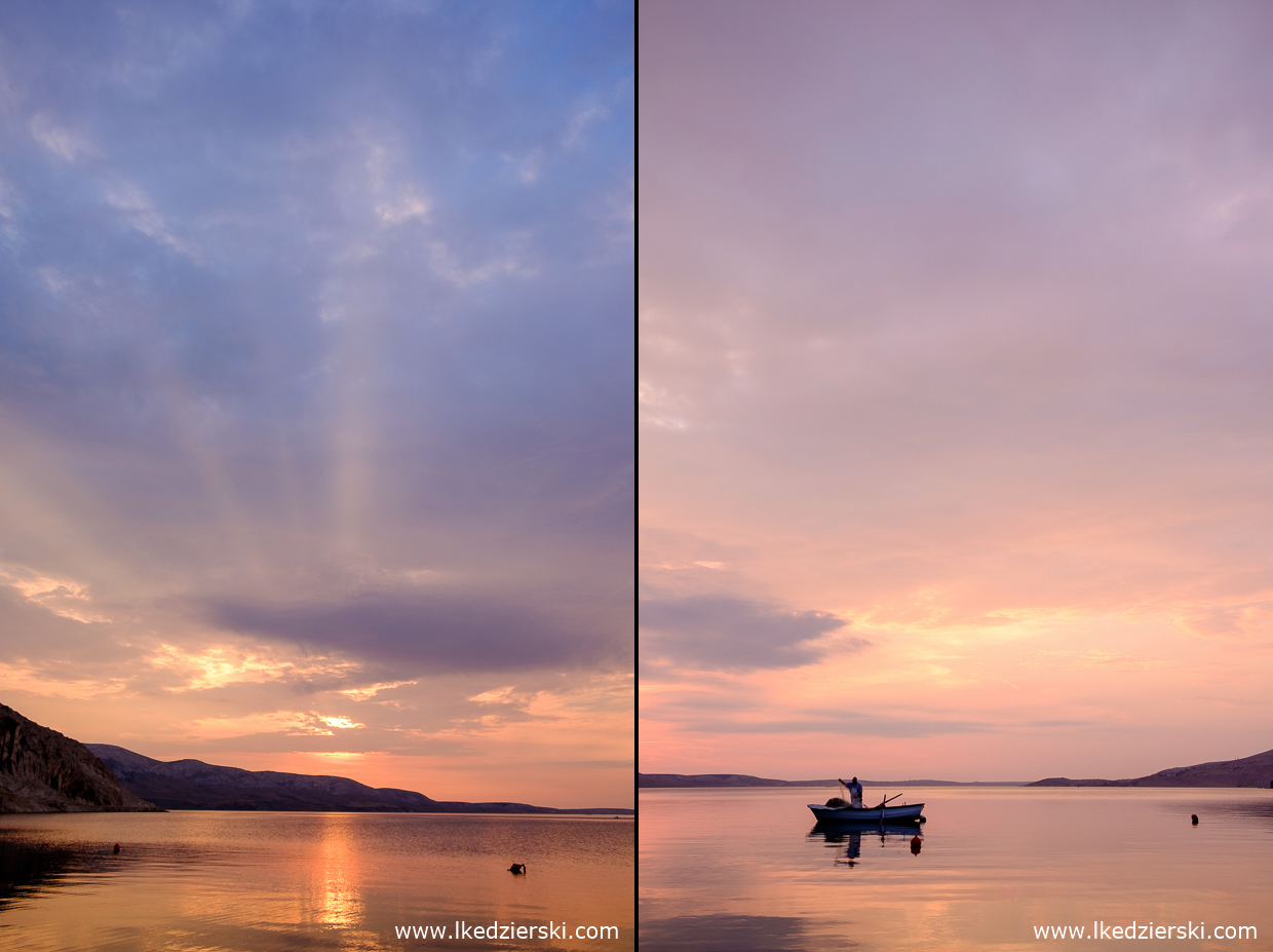 chorwacja wyspa pag metajna zachód słońca sunset