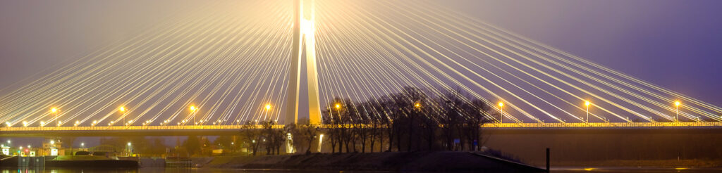 panorama most rędziński wrocław mosty wrocławia