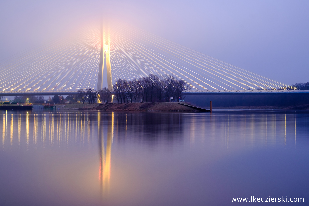 most rędziński wrocław mosty wrocławia wschód słońca misty sunset