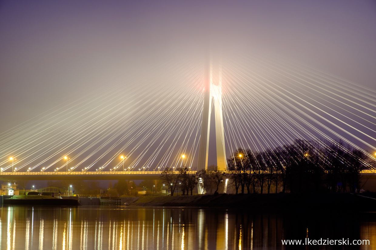 most rędziński wrocław mosty wrocławia wschód słońca misty sunset