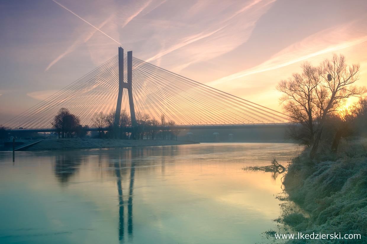 most rędziński wrocław mosty wrocławia wschód słońca sunrise