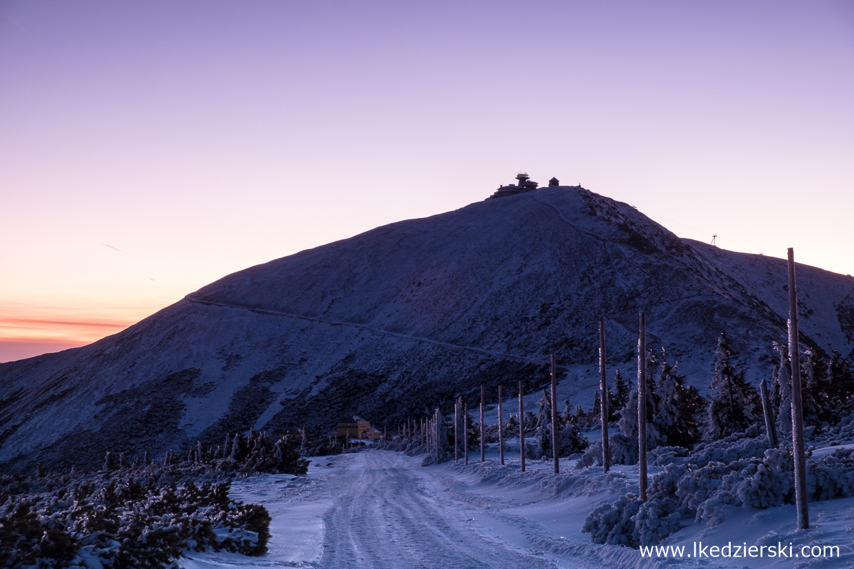 karkonosze wschód słońca sunrise wschód słońca w karkonoszach