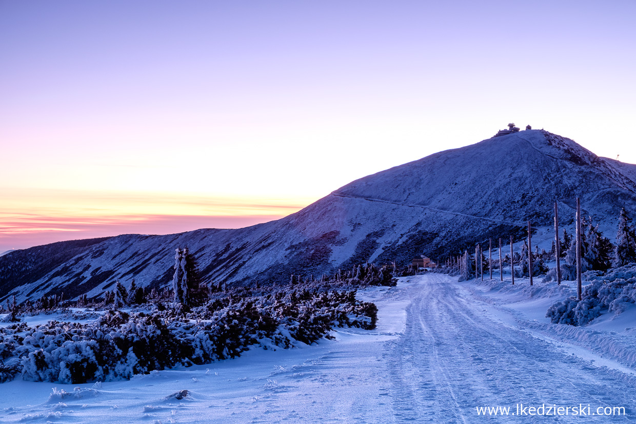 karkonosze wschód słońca sunrise wschód słońca w karkonoszach