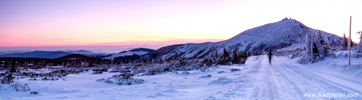 karkonosze wschód słońca sunrise wschód słońca w karkonoszach