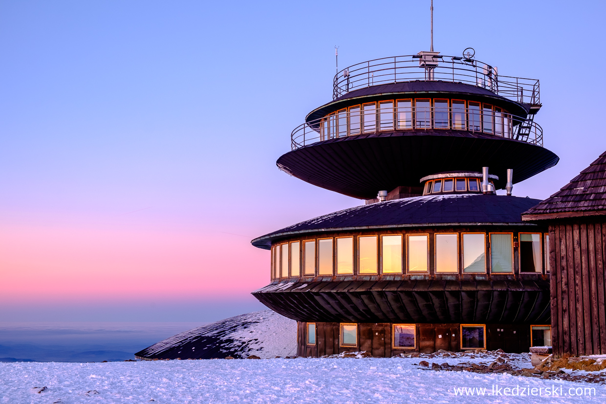 karkonosze zachód słońca sunset zachód słońca w karkonoszach