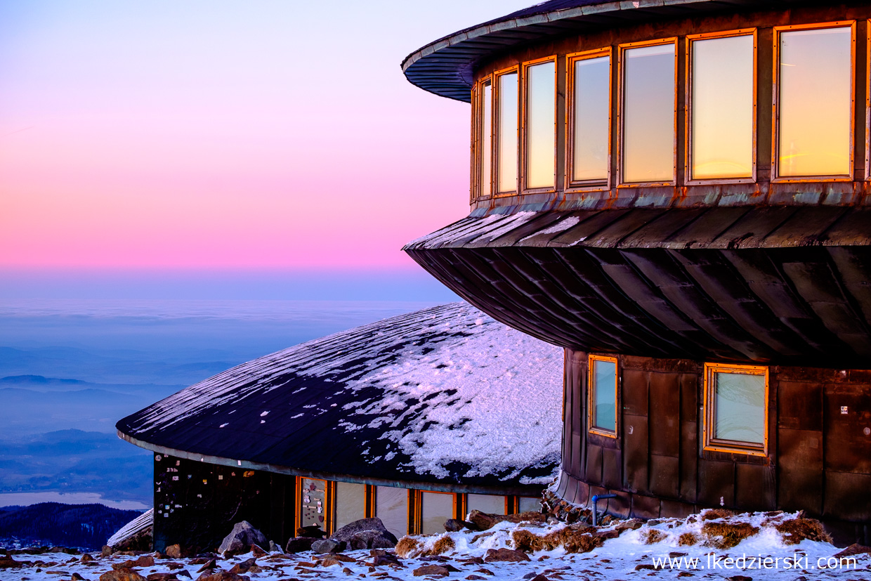 karkonosze zachód słońca sunset zachód słońca w karkonoszach