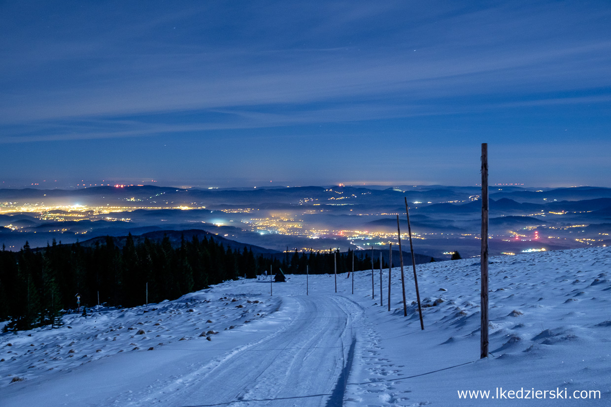 noc w karkonoszach nocne zdjęcia gór