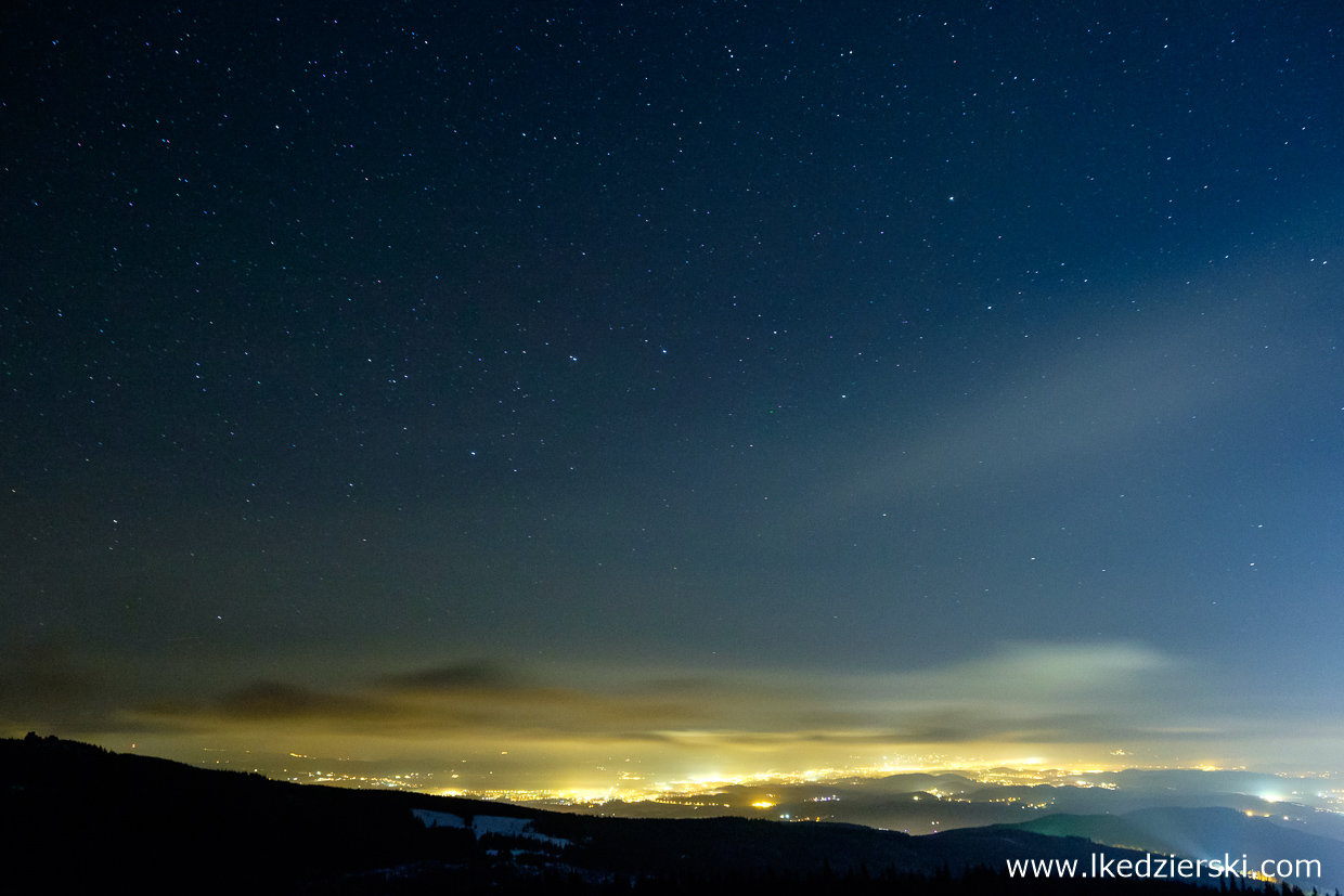 noc w karkonoszach nocne zdjęcia gór nocne zdjęcia karkonoszy