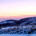 panorama wschód słonca karkonosze