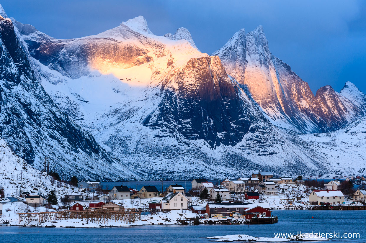 norwegia lofoty zima