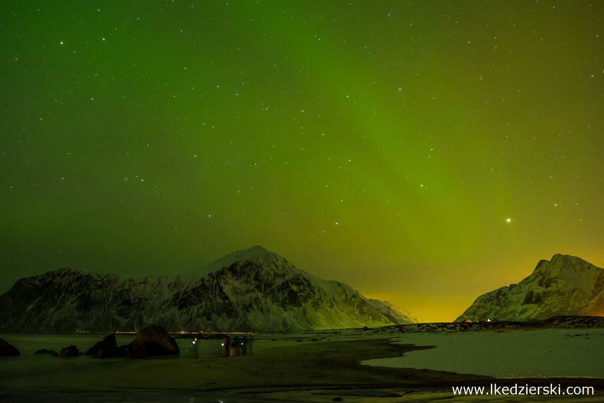 norwegia lofoty zorza polarna aurora borealis