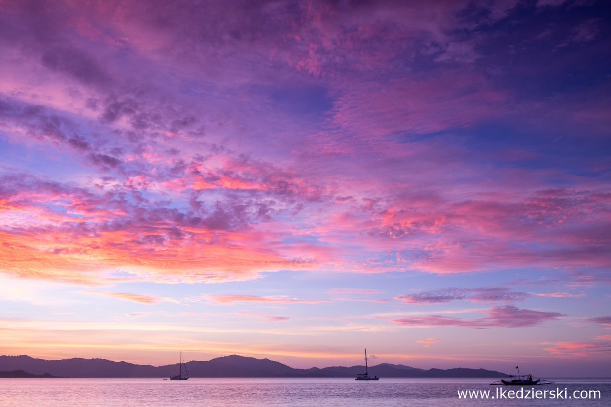 filipiny port barton sunset zachód słońca