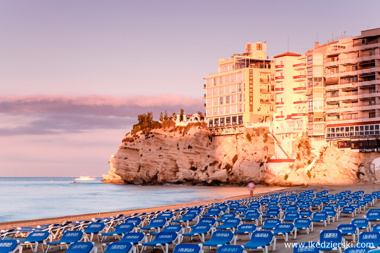 benidorm sunrise wschód słońca