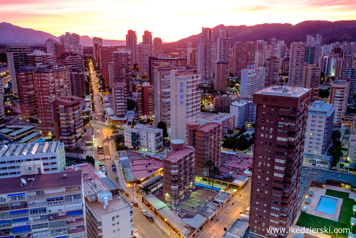 benidorm sunrise rooftop benidorm z dachu