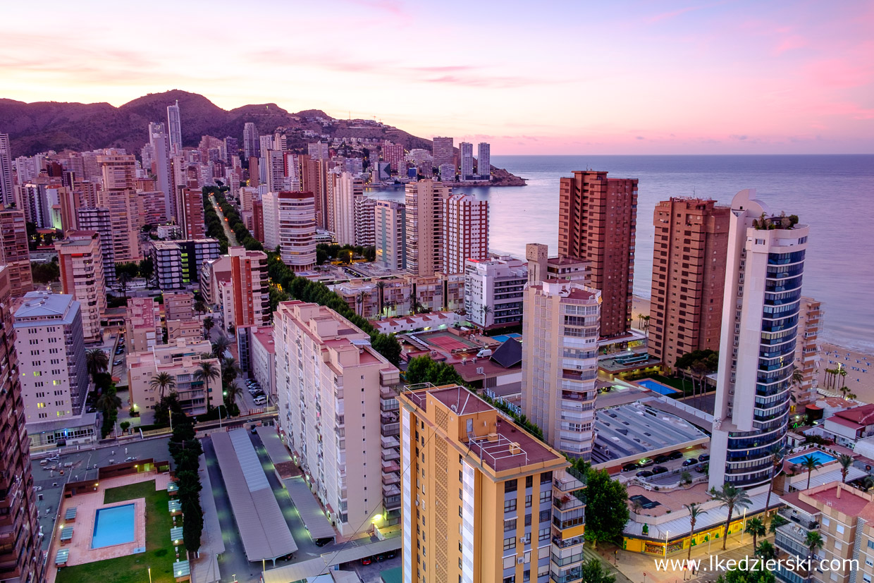 benidorm sunrise rooftop benidorm z dachu