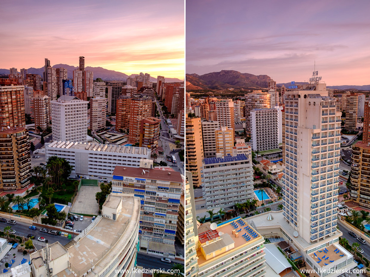 benidorm sunrise rooftop benidorm z dachu