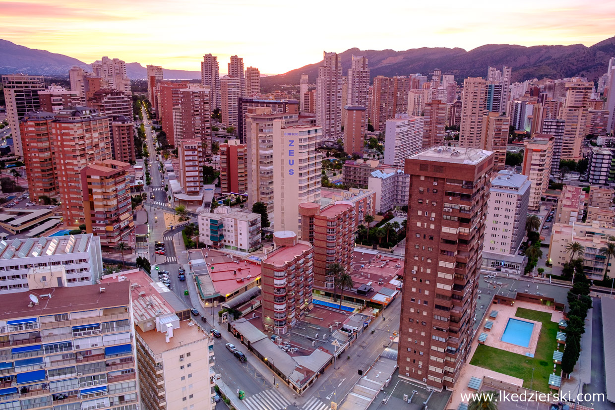 benidorm sunrise rooftop benidorm z dachu