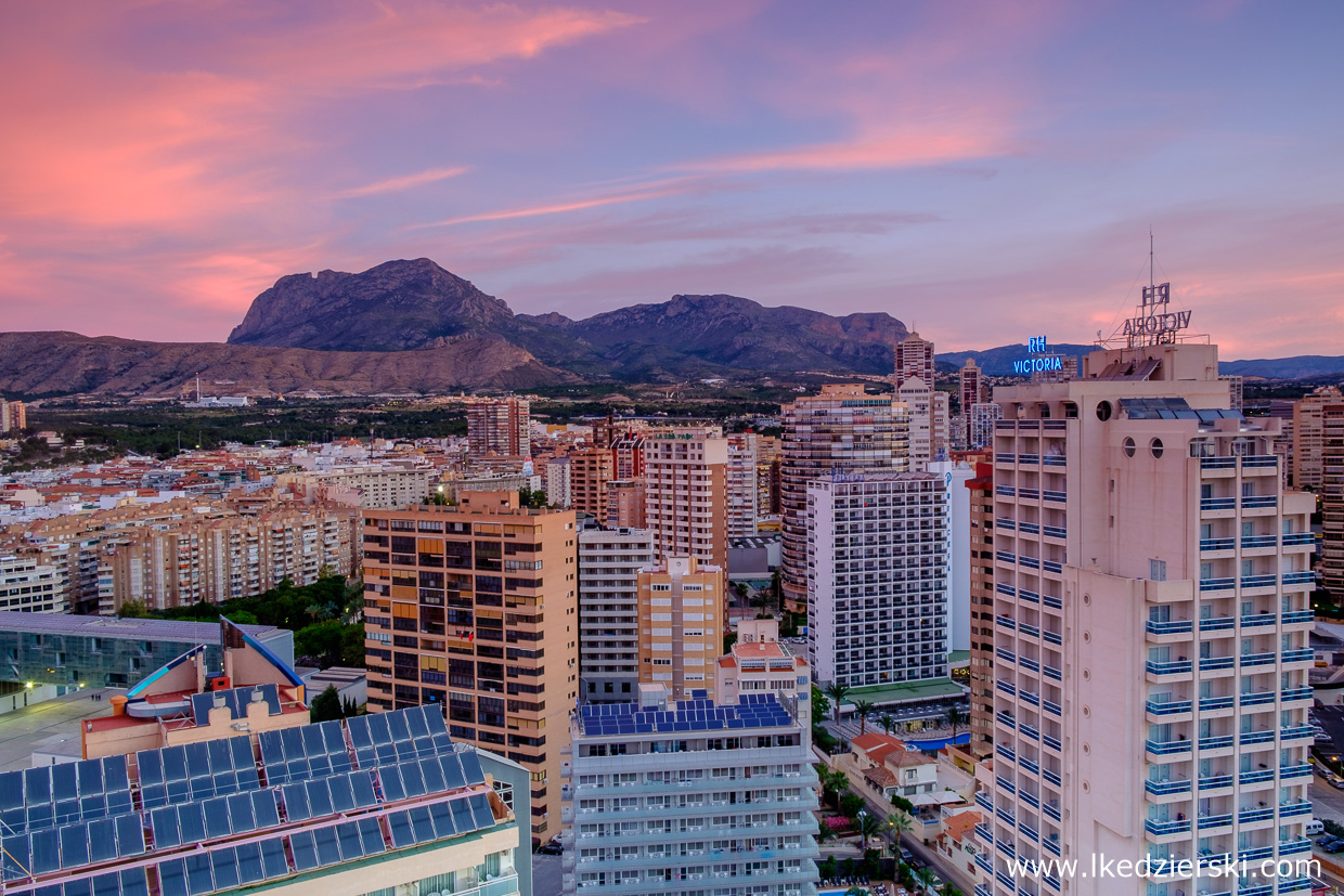 benidorm sunrise rooftop benidorm z dachu