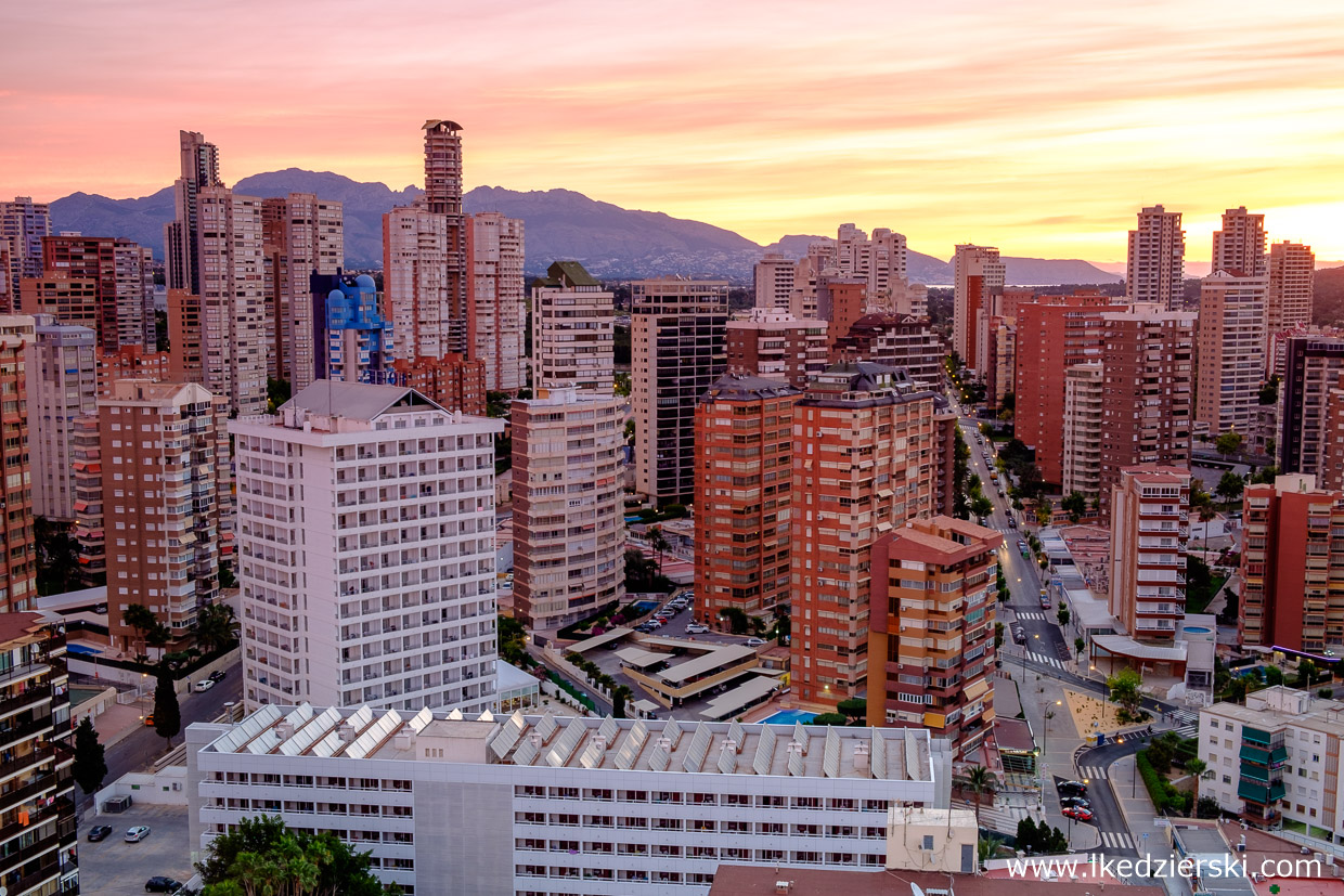 benidorm sunrise rooftop benidorm z dachu