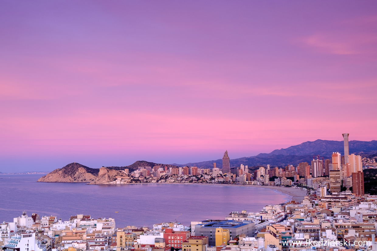 benidorm sunrise rooftop benidorm z dachu