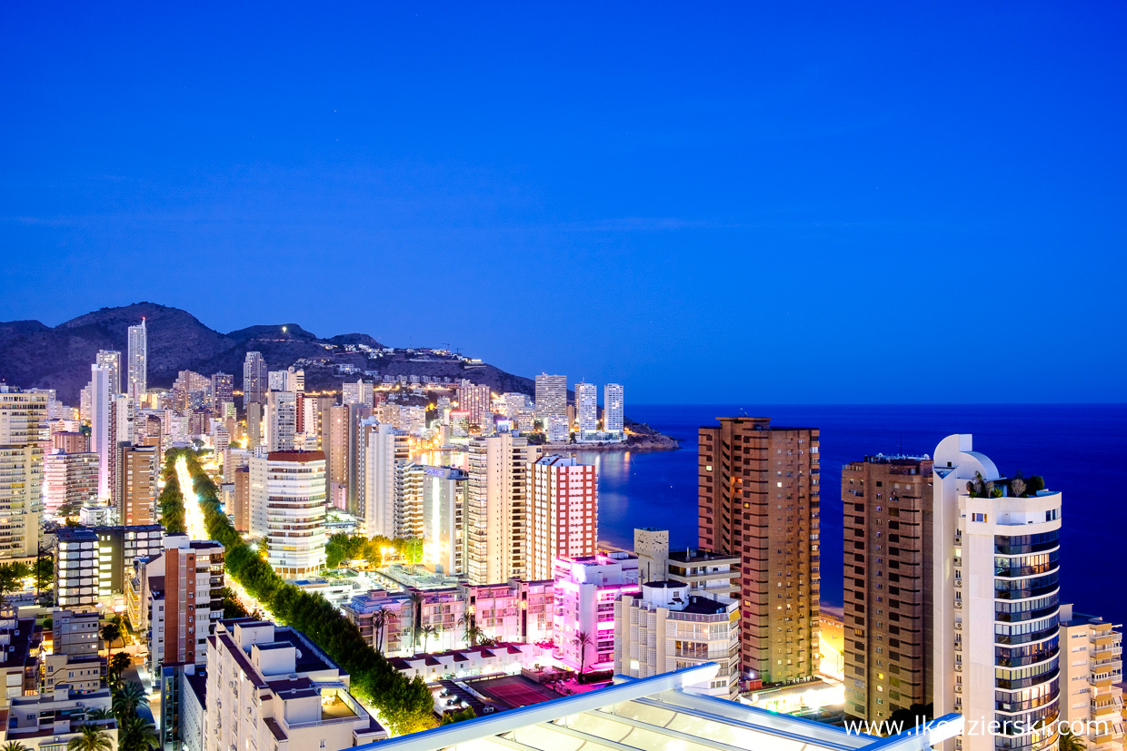 benidorm sunset rooftop benidorm z dachu