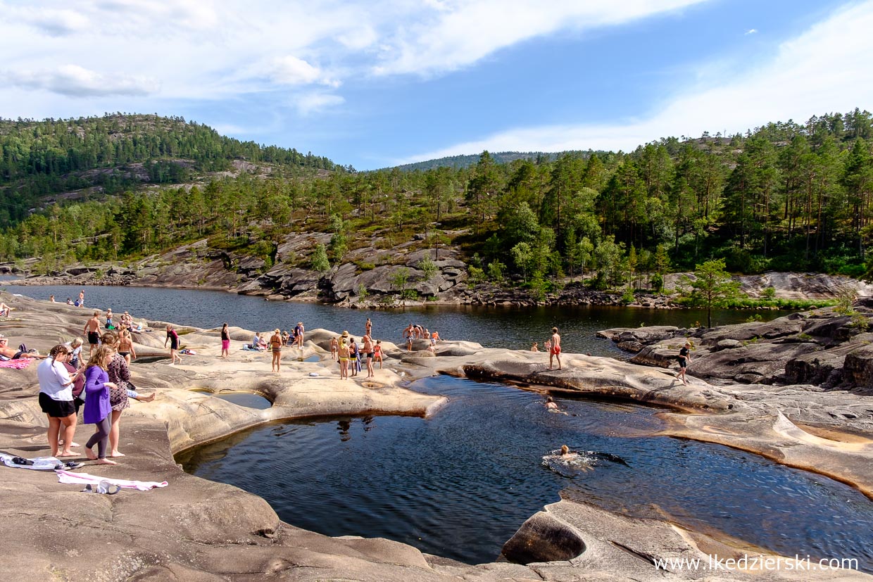 norwegia jettegrytene park wodny