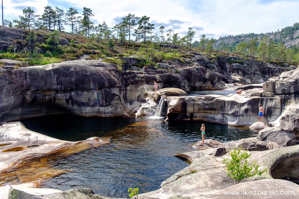 norwegia jettegrytene park wodny