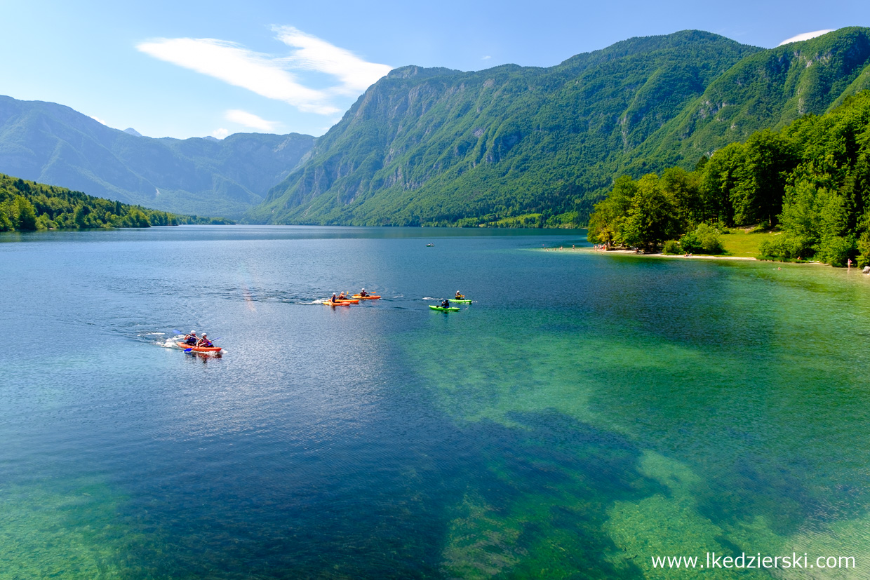 słowenia jezioro bohinj atrakcje słowenii