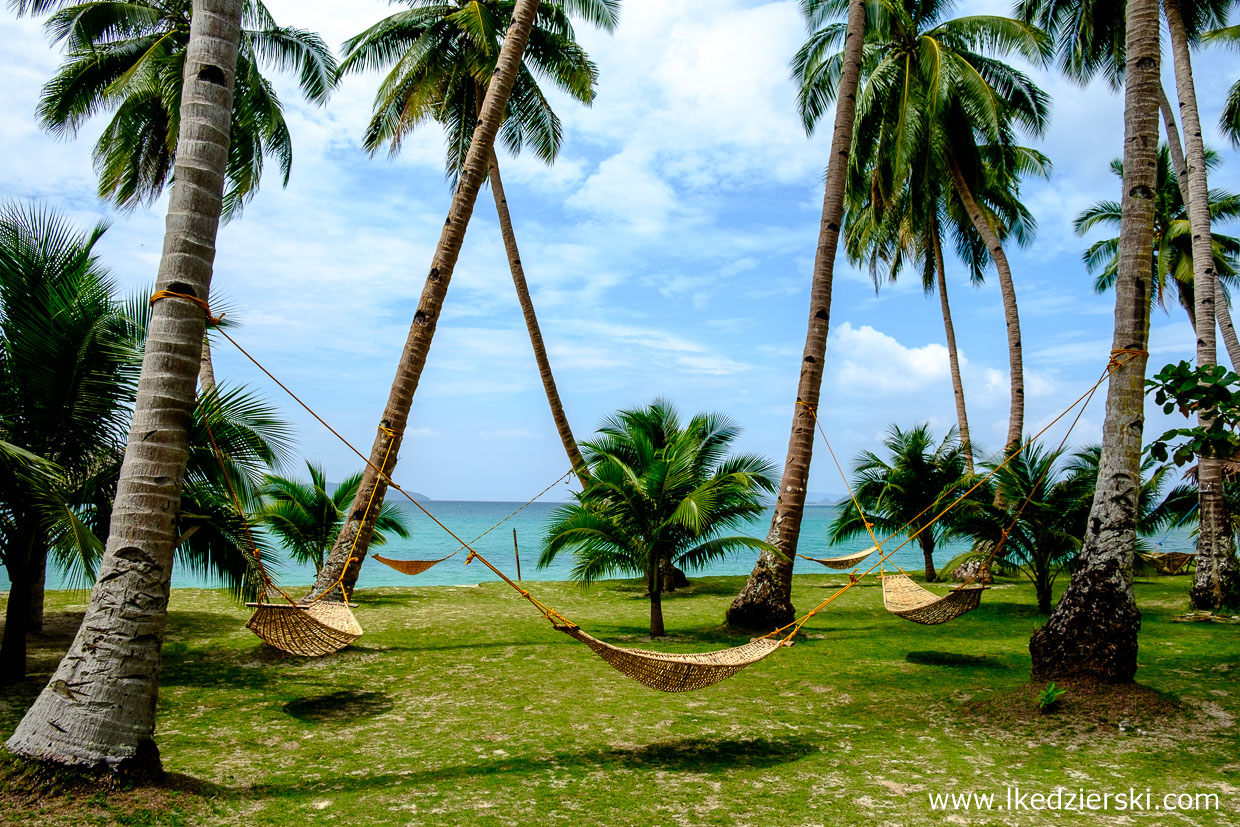 filipiny port barton plaża white beach hamak