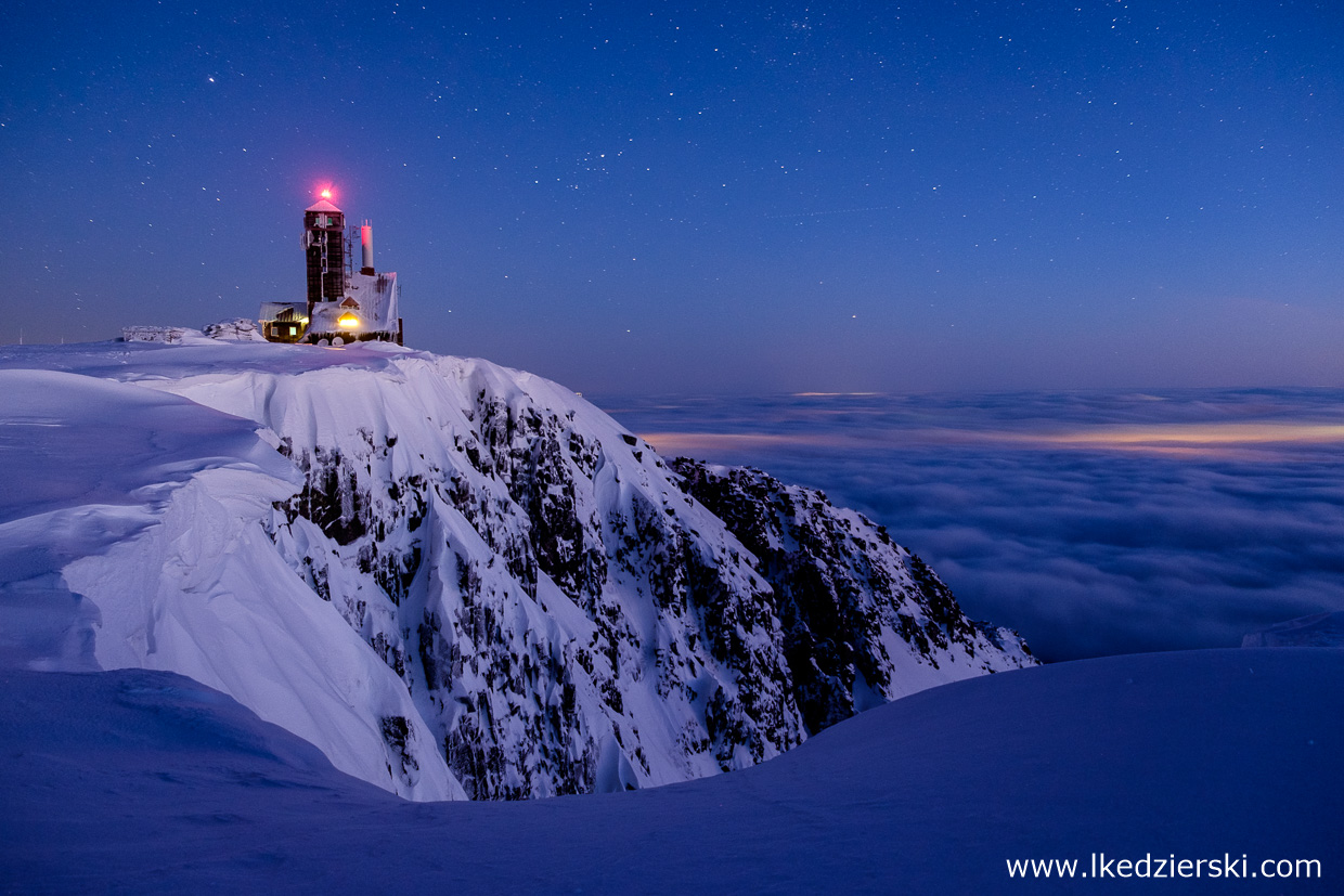 karkonosze noc na szlaku nocne zdjęcia karkonoszy nocne zdjęcia gór noc w karkonoszach